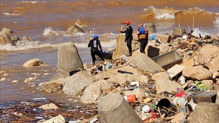 صورة درنة الليبية /  فقدان اكثر من تسعة آلاف شخص