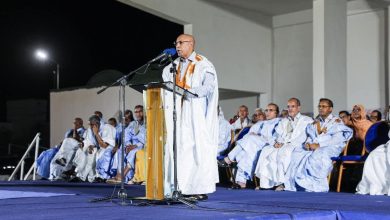 صورة كيفه / امواج بشرية تستقبل المرشح ولد الغزواني  في أكبر حشد تشهده المدينة